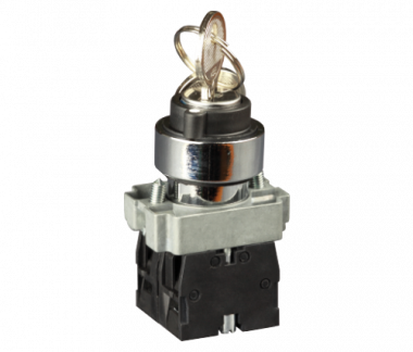 Фотография товара 'Engard SW2-BG21 Переключатель в металлическом корпусе с ключом "0-1" IP44'