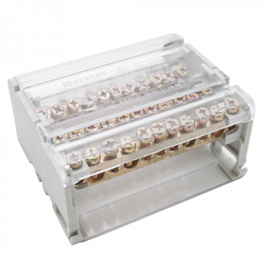 Фотография товара 'Engard DB1-4111 Распределительный блок три фазы-ноль 8х12мм 4х11 отв. 125А'