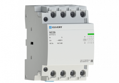 Фотография товара 'Engard MC06340-20 Модульный контактор MC06 3Р 20А 4НО 400/230B'