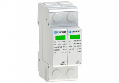 Фотография товара 'Engard VP22-40 Устройство защиты УЗИП VP 2p класса II 40kA ELVERT'