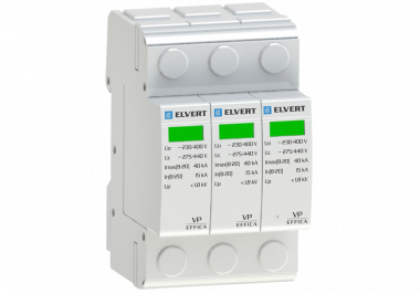 Фотография товара 'Engard VP32-40 Устройство защиты УЗИП VP 3р класса II 40kA ELVERT'