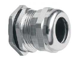 Фотография товара 'Engard PGm-07 Кабельный ввод никелированный резьба PG07, диаметр кабеля 3-6,5 мм'