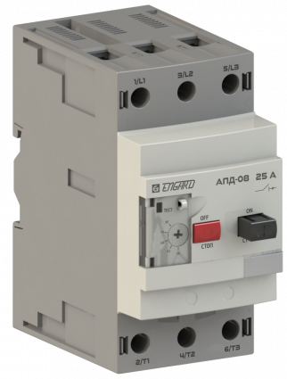 Фотография товара 'Engard eM08-63 Автоматический выключатель защиты двигателя eM08-63 In=64A Ir=40-63A'