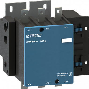 Фотография товара 'Engard PML-1010040-265 Контактор электромагнитный ПМЛ-10100 265A 400B НО'