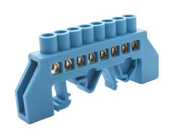 Фотография товара 'Engard DBN-16-08N Шинки нулевые латунные универсальные ШНИ 6х9мм 8 отв'