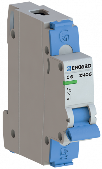 Фотография товара 'Engard Z406-1C-50 Автоматический выключатель Z406 1р C50 4,5кА'