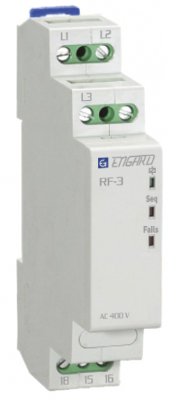 Фотография товара 'Engard RF-340 Реле контроля фаз (наличие и последовательность) RF-3 3Р AC 400В'