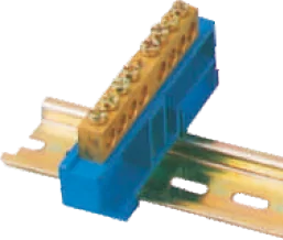 Фотография товара 'Engard DBN26-12N Шинка нулевая латунная на Din-опоре 6х9мм 12 отв'