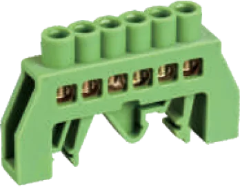 Фотография товара 'Engard DBN16-06PE Шинка нулевая латунная универсальная 6х9мм 6 отв'