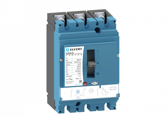 Фотография товара 'Engard E2KR1S-50 Силовой автоматический выключатель E2KR-1S 50TMR 3P 36кА'