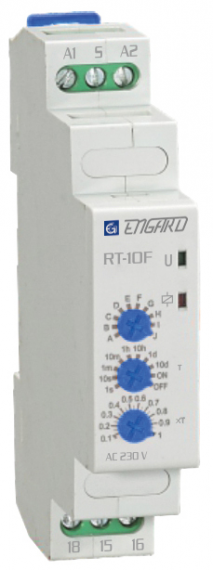 Фотография товара 'Engard RT-10F20-10D Реле времени многофункциональное RT-10F 0,1 сек-10 дн АС 230В'