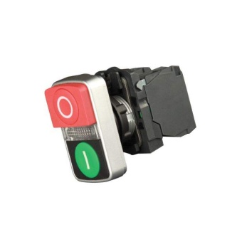 Фотография товара 'Engard BV-1-CW83M5 Кнопка  двойная "ПУСК-СТОП" с подсветкой IP65'