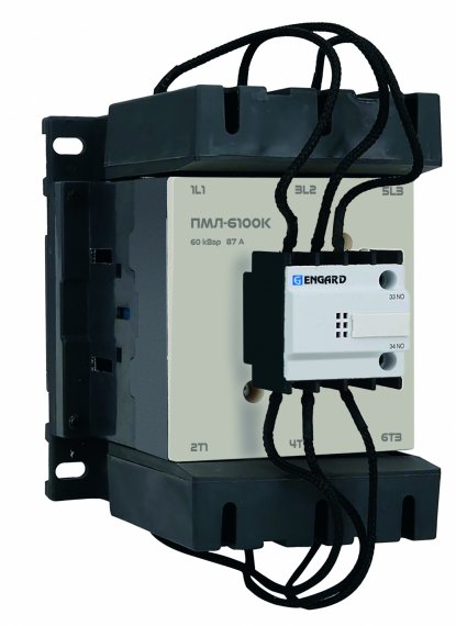 Фотография товара 'Engard PML-6100K20-80 Контактор для коммутации батарей ПМЛ-6100К 230В 80кВар'