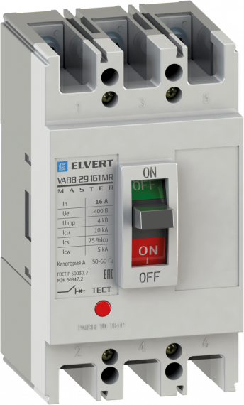 Фотография товара 'Engard VA8829-50 Силовой автоматический выключатель VA88-29 50TMR 3P 10кА'