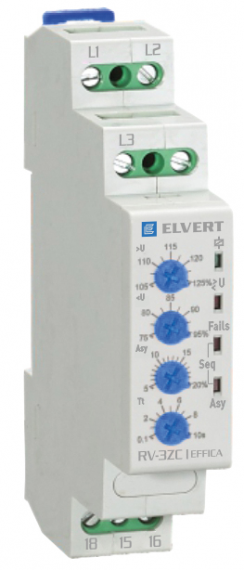 Фотография товара 'Engard RV3ZC40 Реле напряжения RV-3ZC 3Р АС 400В'