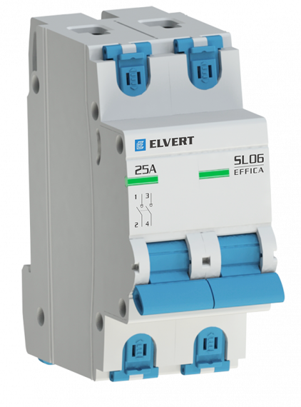 Фотография товара 'Engard SL062-63 Выключатель нагрузки SL06 2Р 63А ELVERT'