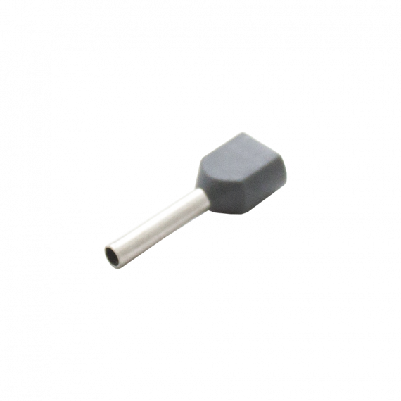 Фотография товара 'Engard NSHvI2-0,75-10 Наконечник штыревой втулочный двойной сечение 0,75 кв.мм длина 10мм'