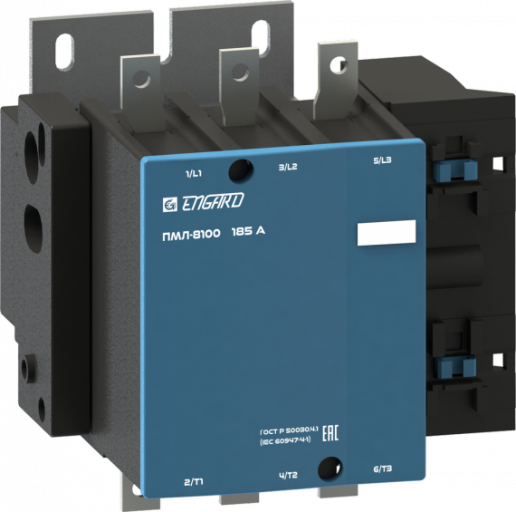 Фотография товара 'Engard PML-810040-185 Контактор электромагнитный ПМЛ-8100 185A 400B НО'